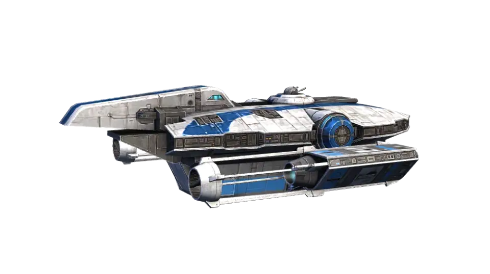 Defender-Klasse der Republik als Hologramm